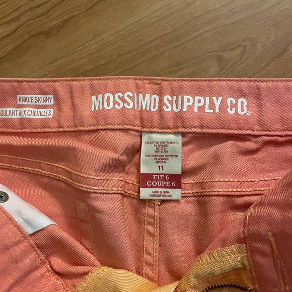 Peach Denim Skinny Jeans Size 6 - Picture 3 of 3